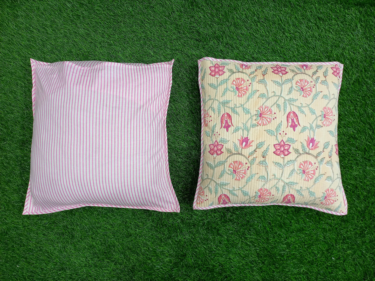 Handblock Printed Cushion Cover