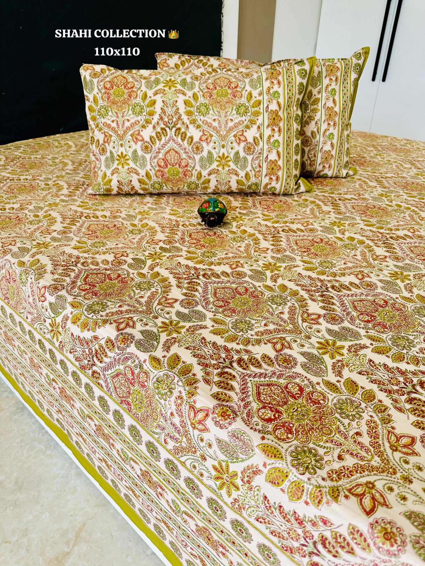 Garden Flowers King Size Bedsheet