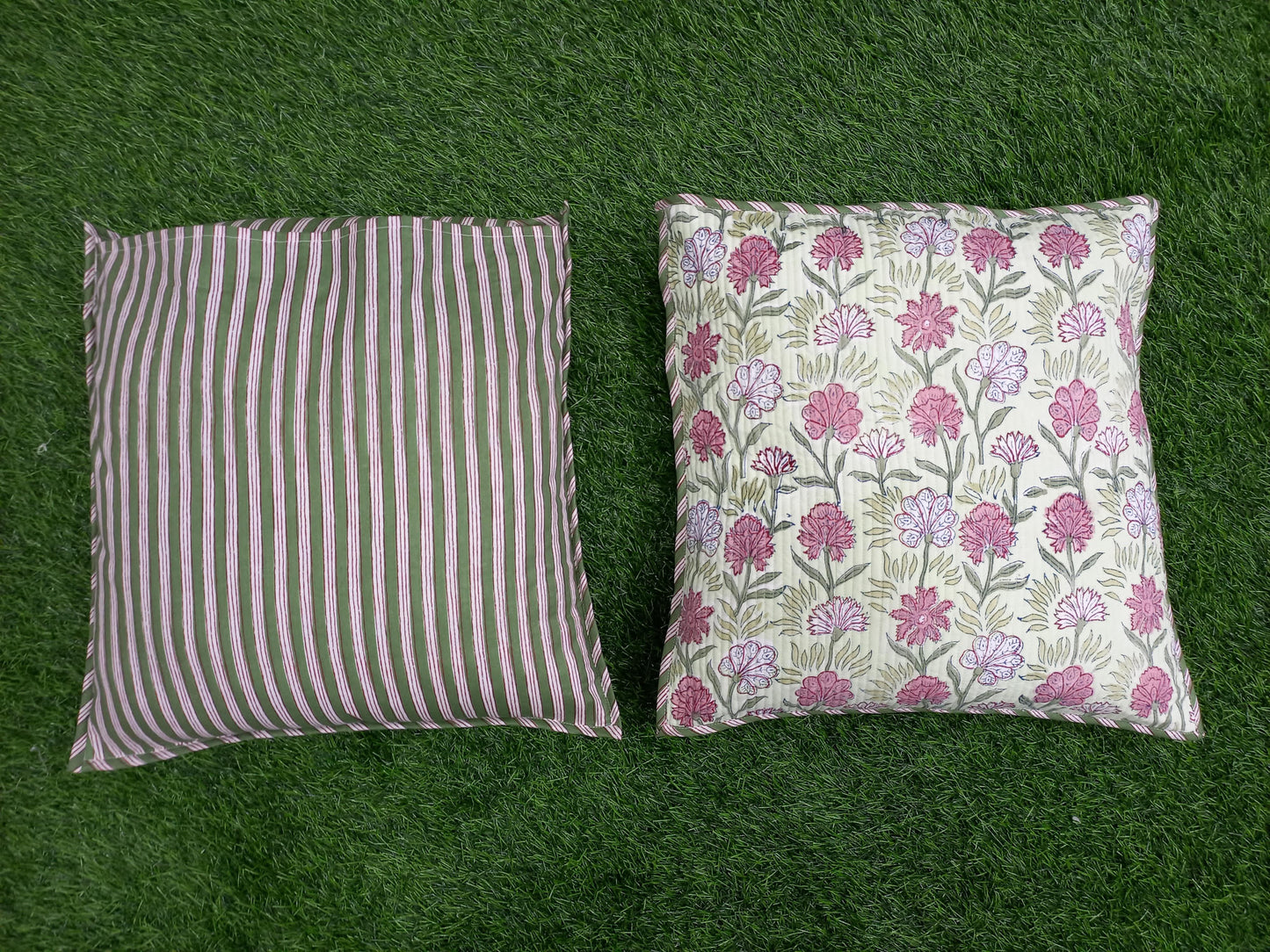 Handblock Printed Cushion Cover